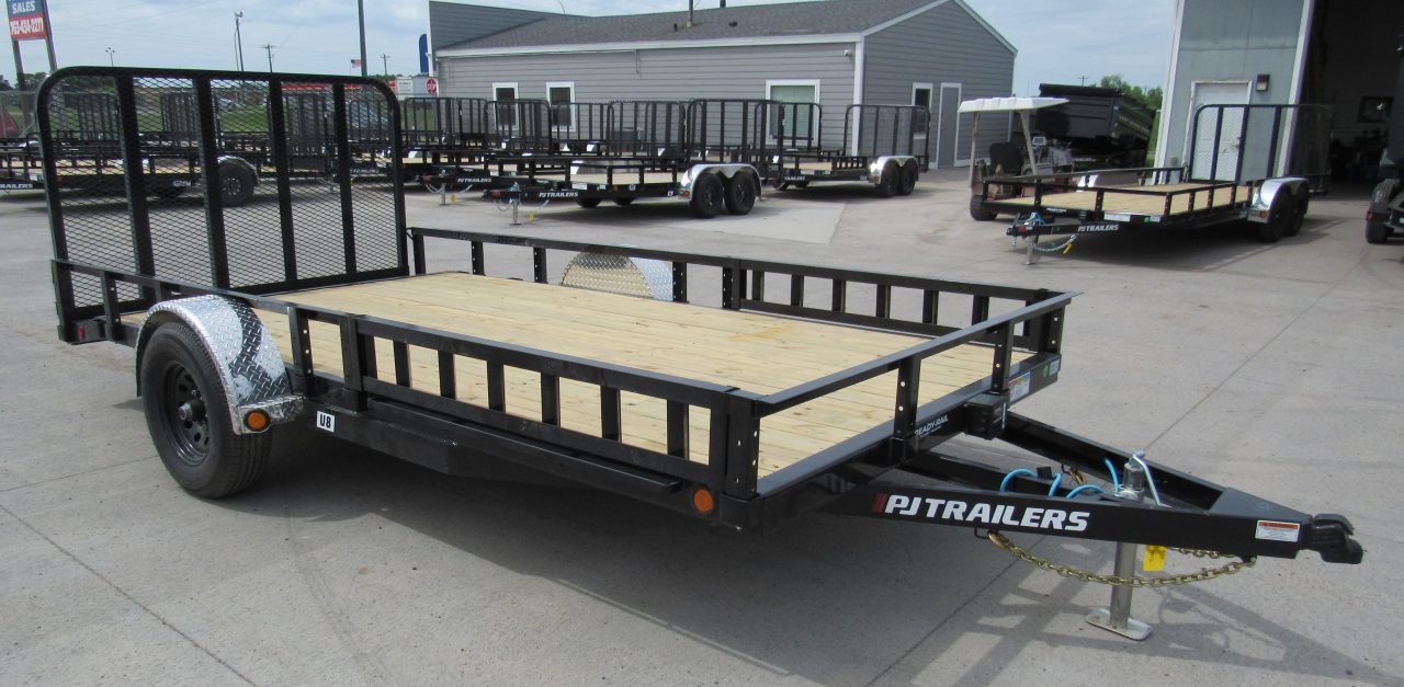 New 2027 PJ Trailers U8 83"x14ft Utility Trailer