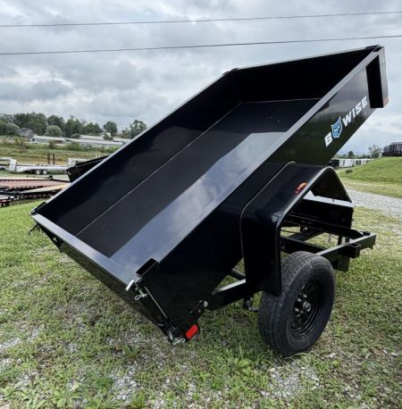 New 2027 BWise 5x8 Lo Pro Dump Trailer w/ No Brakes