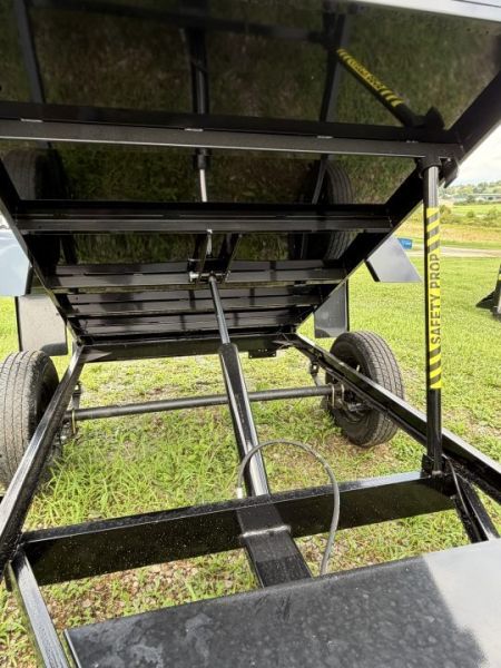 New 2027 BWise 5x8 Lo Pro Dump Trailer w/ No Brakes