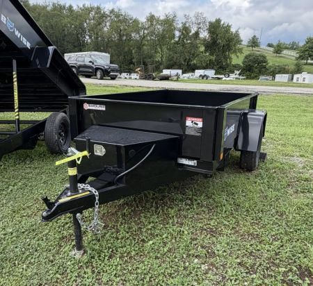 New 2027 BWise 5x8 Lo Pro Dump Trailer w/ No Brakes