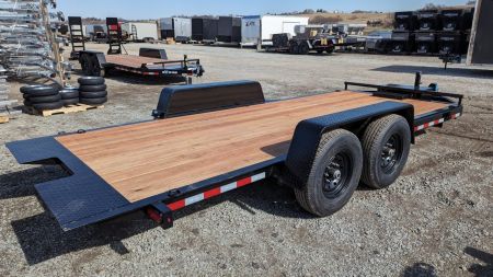 New 2027 BWise 18' Lo Pro Power Full Tilt Trailer