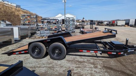 New 2027 BWise 18' Lo Pro Power Full Tilt Trailer