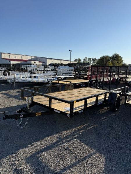 New 2027 Sure-Trac 7x14 Fully Tubular Utility Trailer
