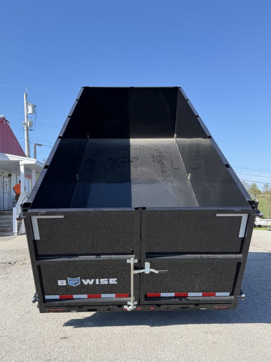 New 2026 BWISE 6'10" x 16 HD Lo Pro Equipment Dump w/ 48" FIXED SIDES