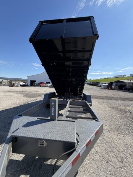 New 2026 BWISE 6'10" x 16 HD Lo Pro Equipment Dump w/ 48" FIXED SIDES