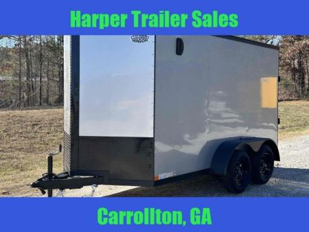 New 2027 COVERED WAGON 6X12 TANDEM AXLE ENCLOSED TRAILER WITH BLACKOUT KIT