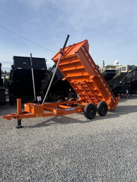 New 2027 Sure-Trac 6x12 Telescopic Dump Trailer With Hydraulic Jack