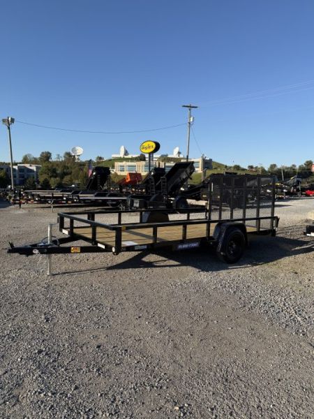 New 2027 Sure-Trac 7x14 Fully Tubular Utility Trailer With Brakes