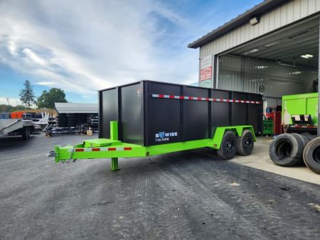 New 2027 BWISE DLP15 82x16 15K Tandem Axle Dump Trailer