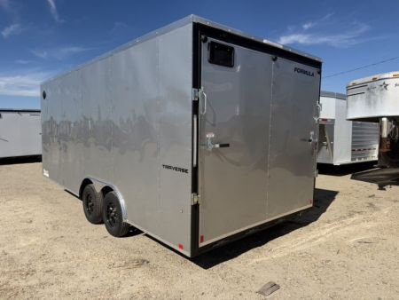 New 2027 Formula Trailers 8.5X20 TRAVERSE FLAT TOP VNOSE ENCLOSED CAR HAULER