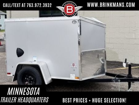 New 2027 Continental Cargo 4x6 Cargo / Enclosed Trailer - SWING DOOR!
