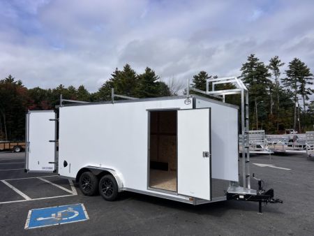 New 2027 US Cargo 7.5X16+ 2ft V-Nose / I-Beam Frame / Contractor Package / 7' interior - 7000GVW