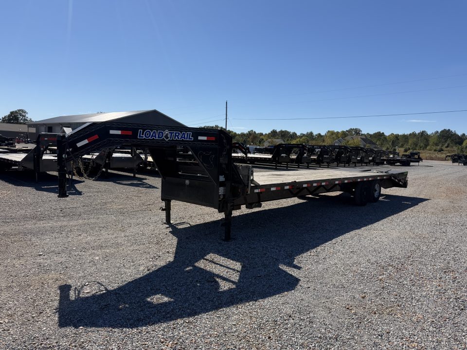 Used 2022 Load Trail 102"x30' 14k Gooseneck Flatbed Trailer