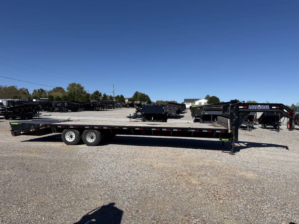 Used 2022 Load Trail 102"x30' 14k Gooseneck Flatbed Trailer