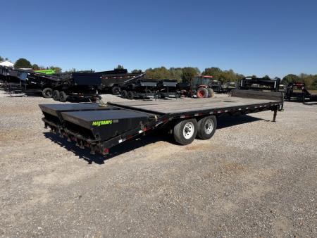 Used 2022 Load Trail 102"x30' 14k Gooseneck Flatbed Trailer