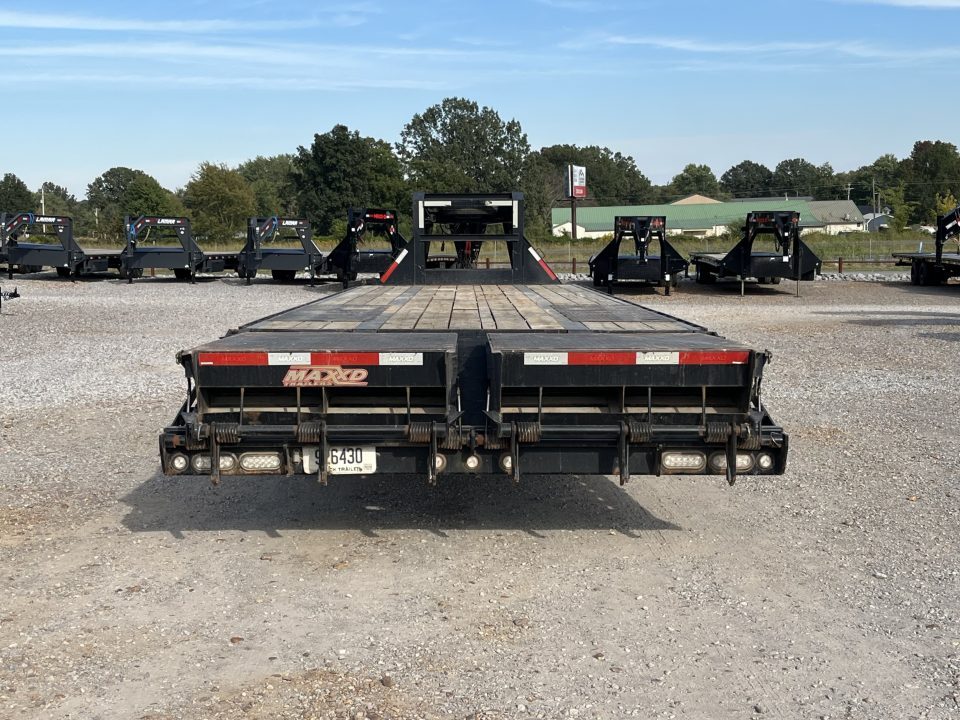 Used 2019 MAXXD 102"X32' 40K Gooseneck Flatbed Trailer