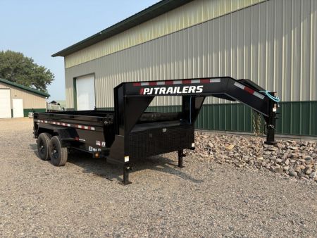 New 2027 16'x83  14k PJ Low Pro Gooseneck Dump Trailer