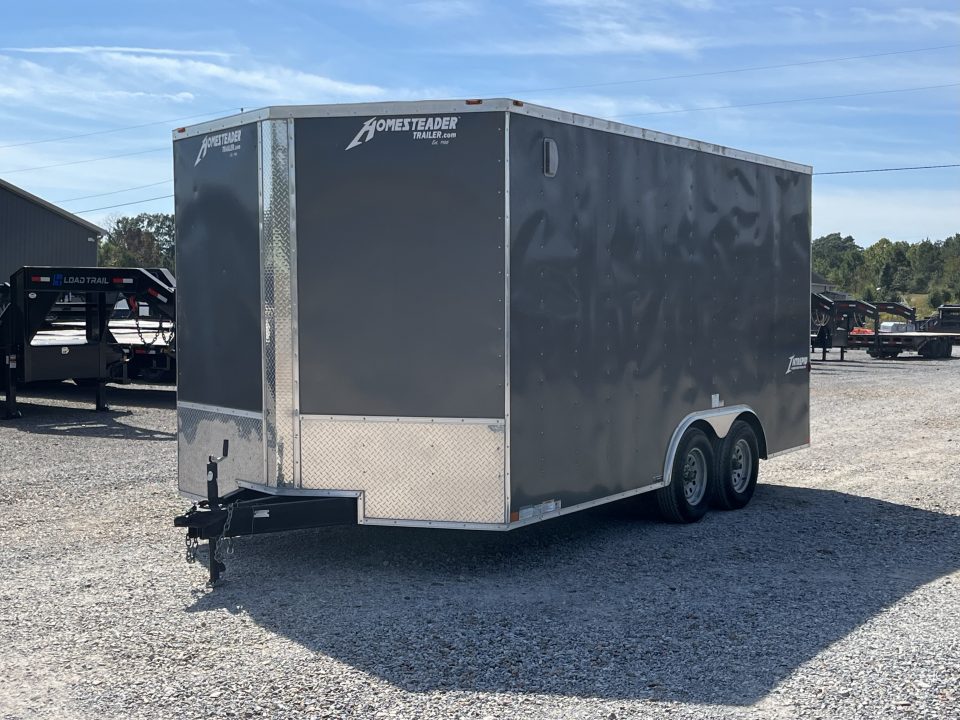 Used 2023 Homesteader 8.5'X16' 7K GVWR Enclosed Trailer
