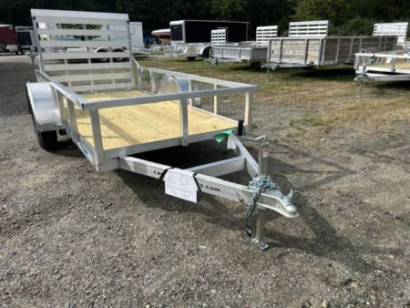 New 2027 ALCOM 5' X10 ' Aluminum Frame , open, 2,990 lb. GVWR Utility Trailer