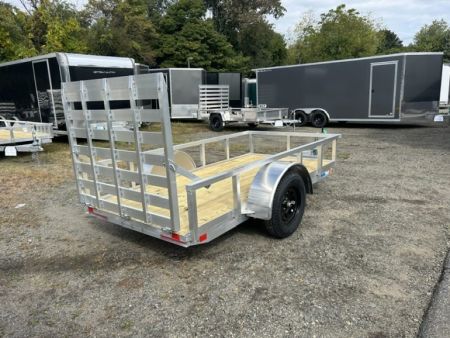 New 2027 ALCOM 5' X10 ' Aluminum Frame , open, 2,990 lb. GVWR Utility Trailer