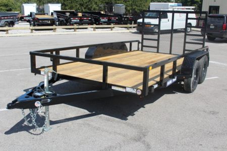 New 2027 Sure-Trac 7' x 14' Tandem Axle Tube Top Utility Trailer - 7000# GVW