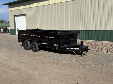 New 2027 16' 20k PJ HD Dump Trailer - Hyd Jack