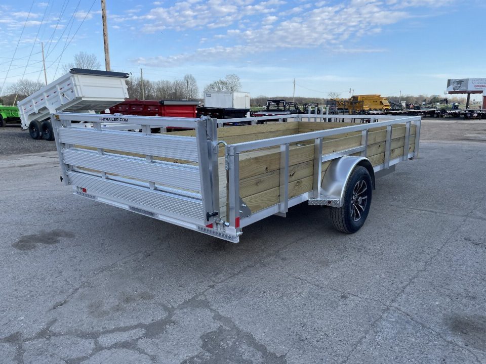 New 2027 H&H Trailers 82X14 Aluminum 3K Woodside Landscape Trailer