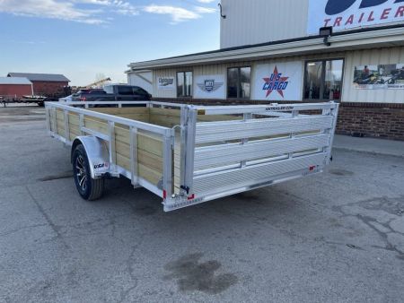 New 2027 H&H Trailers 82X14 Aluminum 3K Woodside Landscape Trailer
