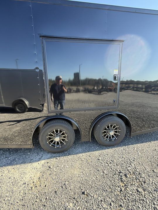 New 2027 Rock Solid Cargo 8.5x24 Cargo / Enclosed Trailer, 5200# TORSION AXLES, BLACKOUT PACKAGE, POLYCORE, SEMI SCREWLESS