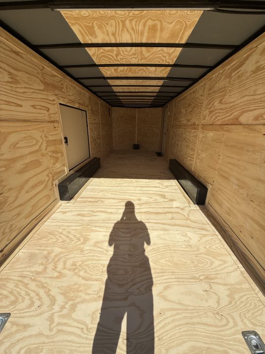 New 2027 Rock Solid Cargo 8.5x24 Cargo / Enclosed Trailer, 5200# TORSION AXLES, BLACKOUT PACKAGE, POLYCORE, SEMI SCREWLESS