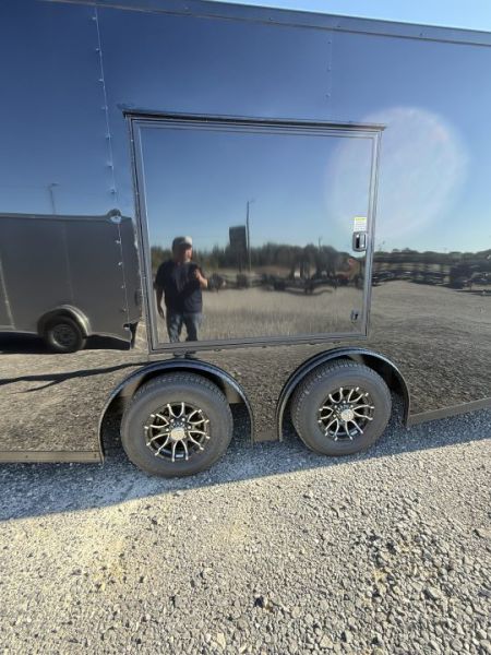 New 2027 Rock Solid Cargo 8.5x24 Cargo / Enclosed Trailer, 5200# TORSION AXLES, BLACKOUT PACKAGE, POLYCORE, SEMI SCREWLESS