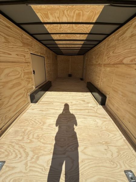 New 2027 Rock Solid Cargo 8.5x24 Cargo / Enclosed Trailer, 5200# TORSION AXLES, BLACKOUT PACKAGE, POLYCORE, SEMI SCREWLESS