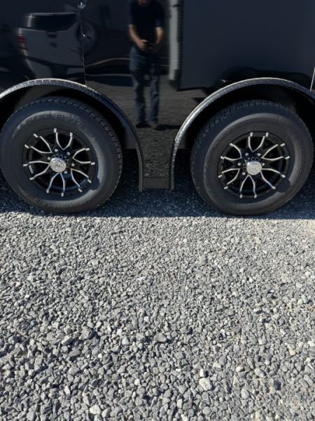 New 2027 Rock Solid Cargo 8.5x24 Cargo / Enclosed Trailer, 5200# TORSION AXLES, BLACKOUT PACKAGE, POLYCORE, SEMI SCREWLESS