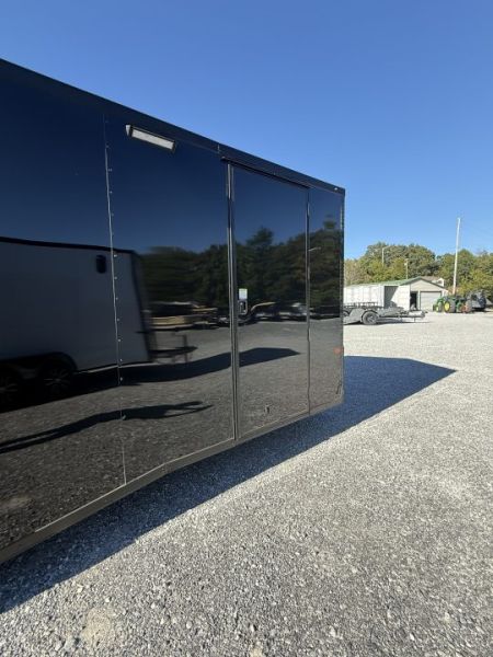 New 2027 Rock Solid Cargo 8.5x24 Cargo / Enclosed Trailer, 5200# TORSION AXLES, BLACKOUT PACKAGE, POLYCORE, SEMI SCREWLESS