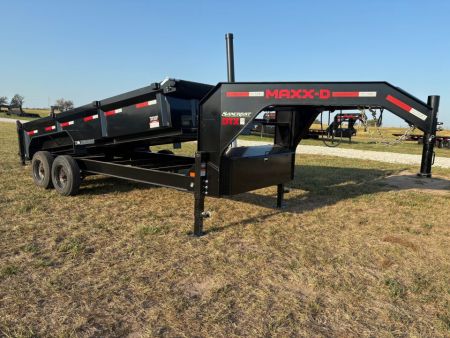 New 2027 MAXX-D 83x16 Tandem 18K Telescopic Dump Trailer W/ 2' Sides