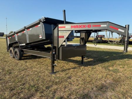 New 2027 MAXX-D 83x16 Tandem 18K Telescopic Dump Trailer W/ 3' Sides