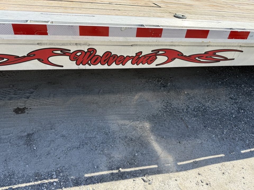 Used 2021 Wolverine Trailers 34' Aluminum Car Hauler | Triple Axle | 21K Capacity | Dovetail & Winch Car Hauler