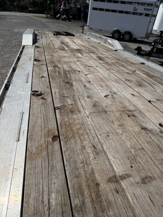 Used 2021 Wolverine Trailers 34' Aluminum Car Hauler | Triple Axle | 21K Capacity | Dovetail & Winch Car Hauler