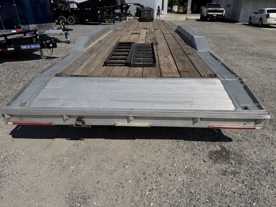 Used 2021 Wolverine Trailers 34' Aluminum Car Hauler | Triple Axle | 21K Capacity | Dovetail & Winch Car Hauler