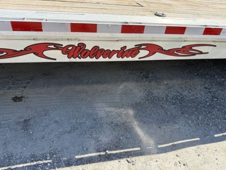 Used 2021 Wolverine Trailers 34' Aluminum Car Hauler | Triple Axle | 21K Capacity | Dovetail & Winch Car Hauler