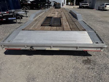 Used 2021 Wolverine Trailers 34' Aluminum Car Hauler | Triple Axle | 21K Capacity | Dovetail & Winch Car Hauler