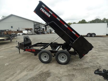 New 2026 Premier Trailers Inc. 6 X 10 , 7000 lb. GVWR Dump Trailer