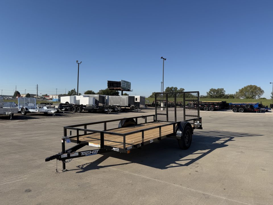 New 2027 Top Hat 77 X 14 DSA Utility Trailer