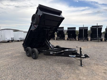 New 2027 Top Hat Trailers DP10 6'x12'x2' 10k GVWR Dump Trailer