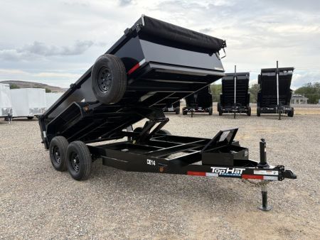 New 2027 Top Hat Trailers 14DE 83 x14'x2' Dump Trailer
