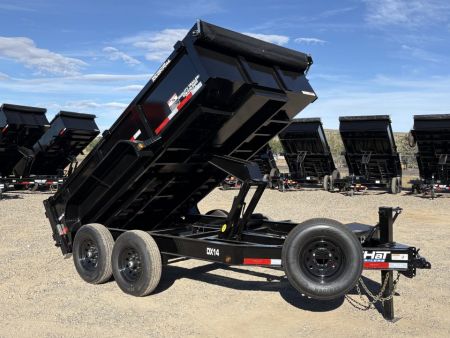 New 2027 Top Hat Trailers DX14 7x12X2 Dump Trailer