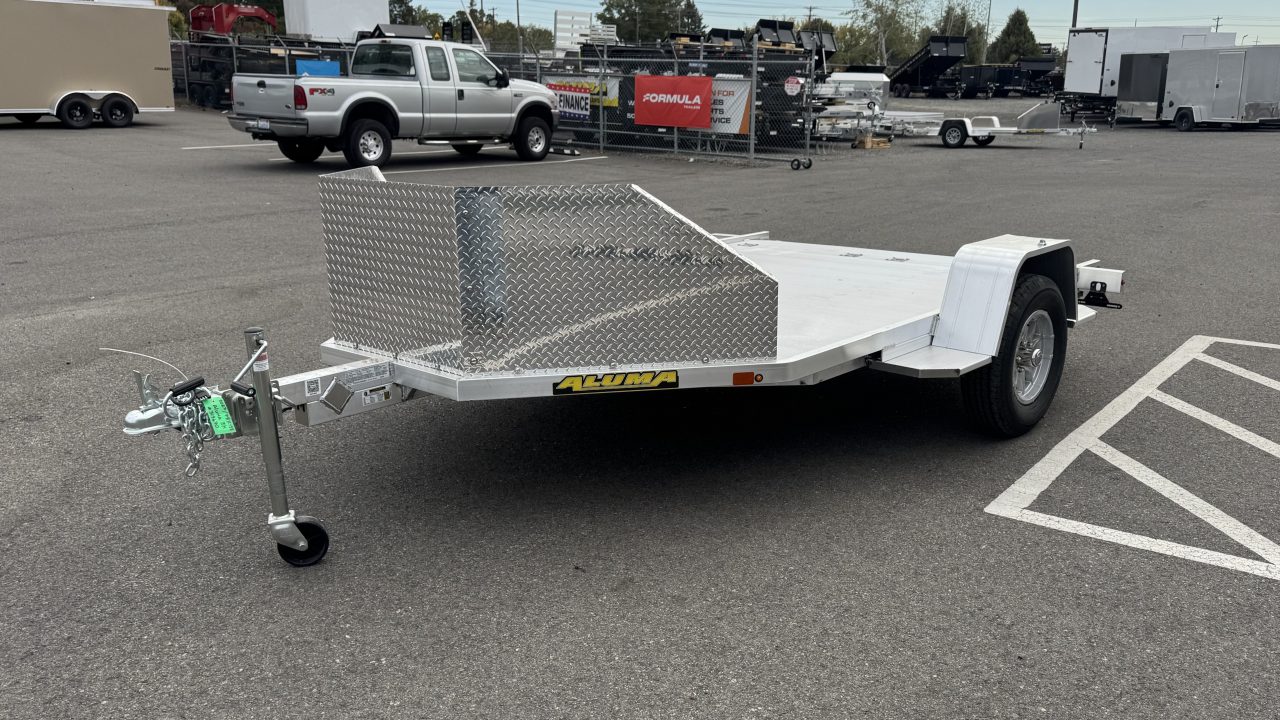 New 2027 Aluma 78X138 3K MOTORCYCLE TRAILER Motorcycle Trailer