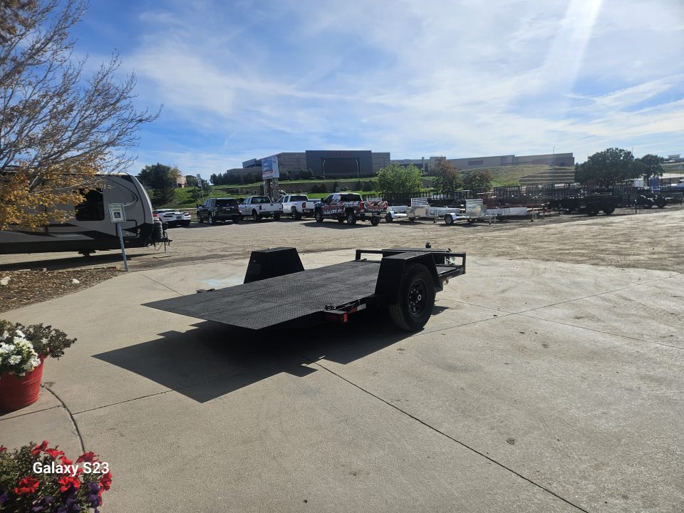 Used 2025 Sure-Trac ST7812SATE-B-078 Utility Trailer