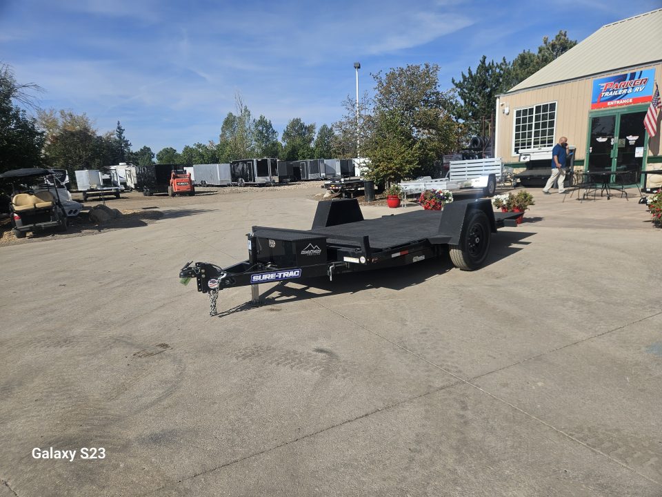 Used 2025 Sure-Trac ST7812SATE-B-078 Utility Trailer