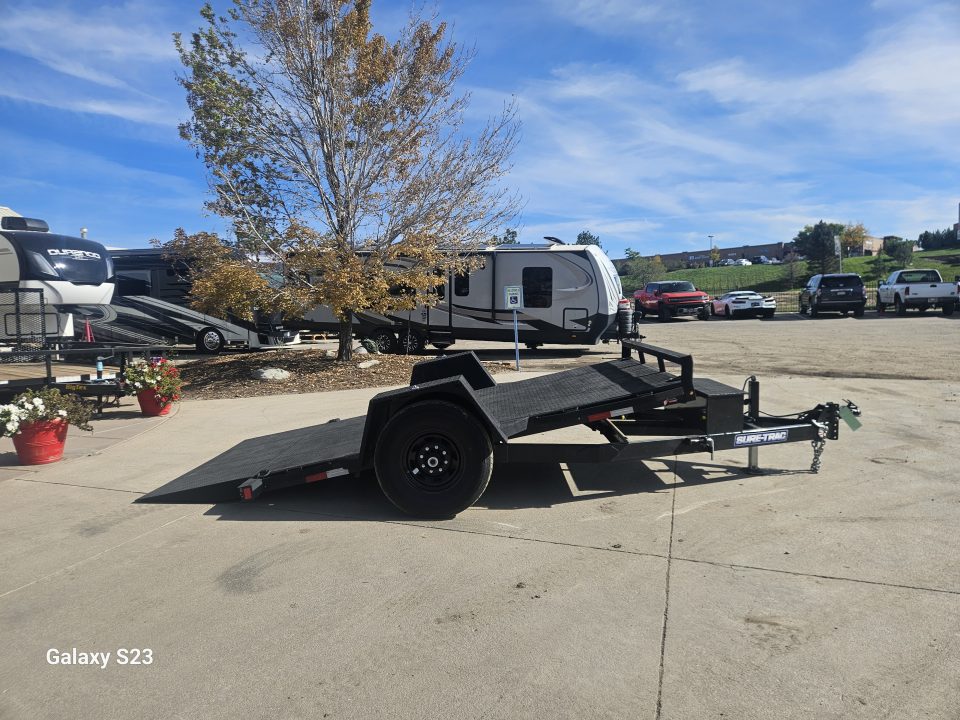 Used 2025 Sure-Trac ST7812SATE-B-078 Utility Trailer
